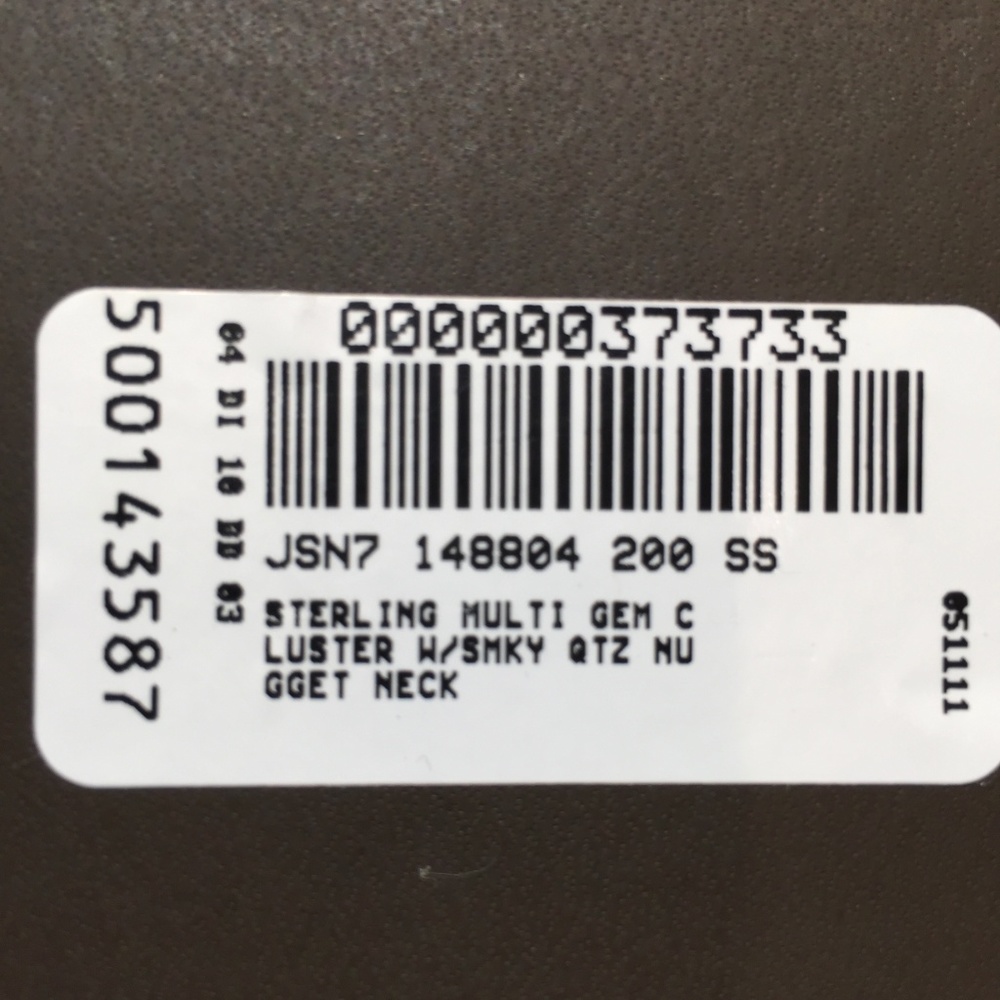 Euc Ross-Simons Multi-Gem Cluster With Quartz Nug… - image 5